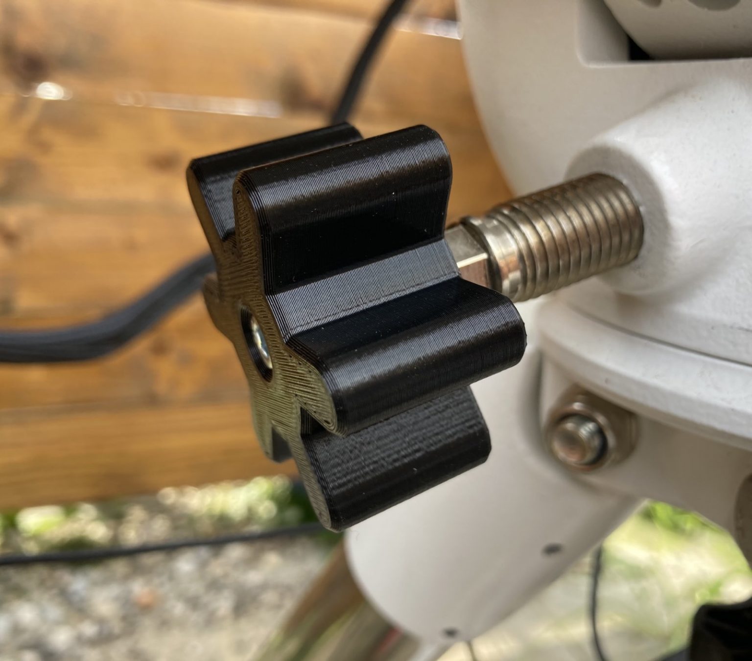 Skywatcher EQ6R Pro altitude adjustment knob replacement Deep Sky Dad